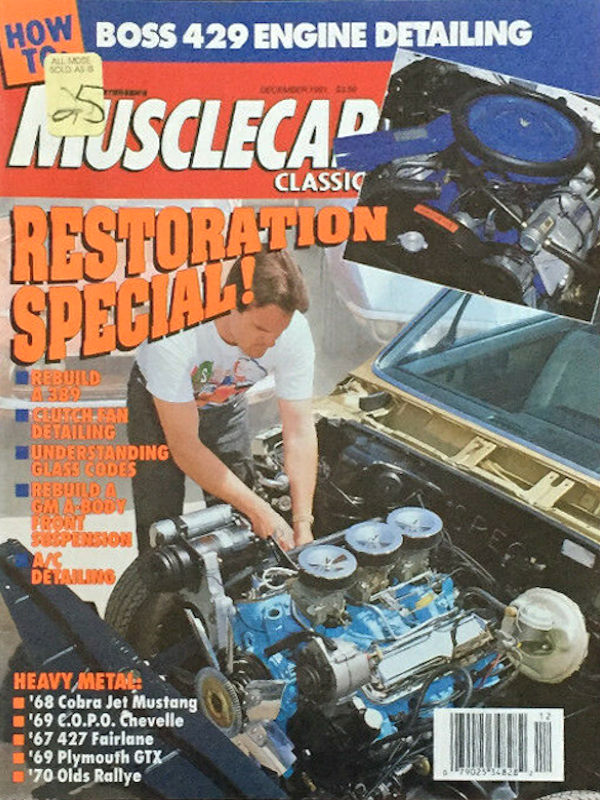 Muscle Car Classics Dec December 1991