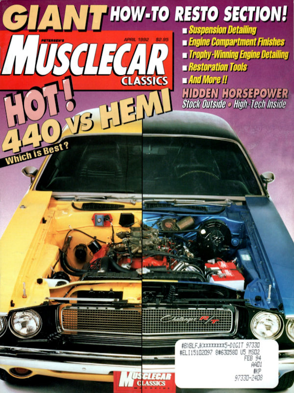 Muscle Car Classics Apr April 1992