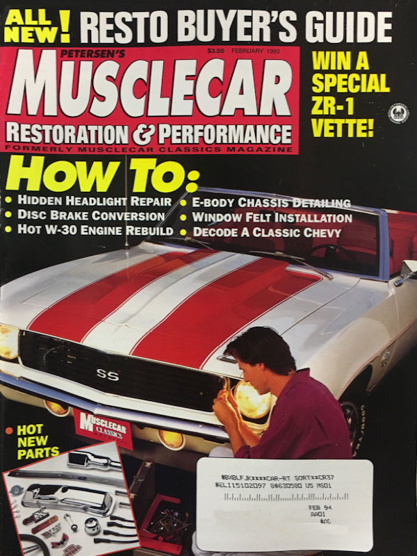 Muscle Car Classics Feb February 1993