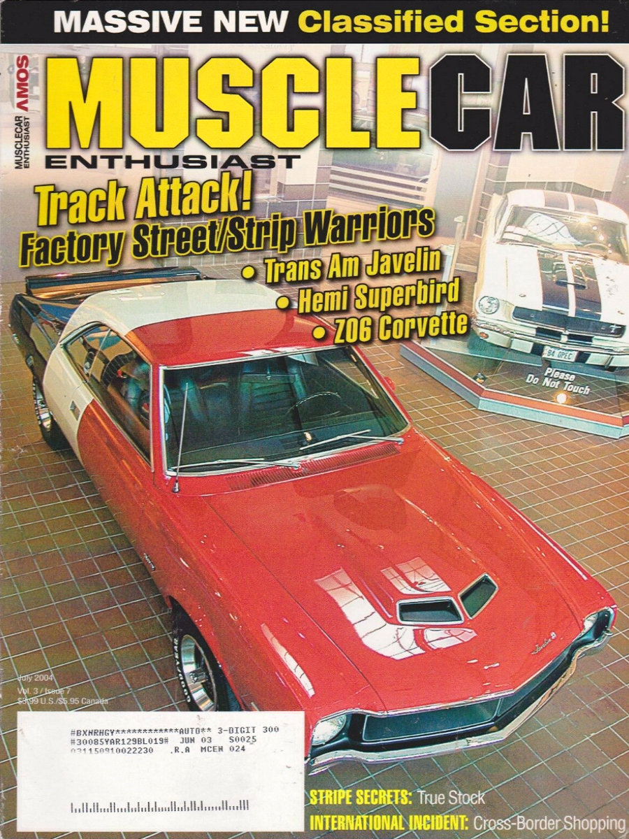Muscle Car Enthusiast Jul July 2004