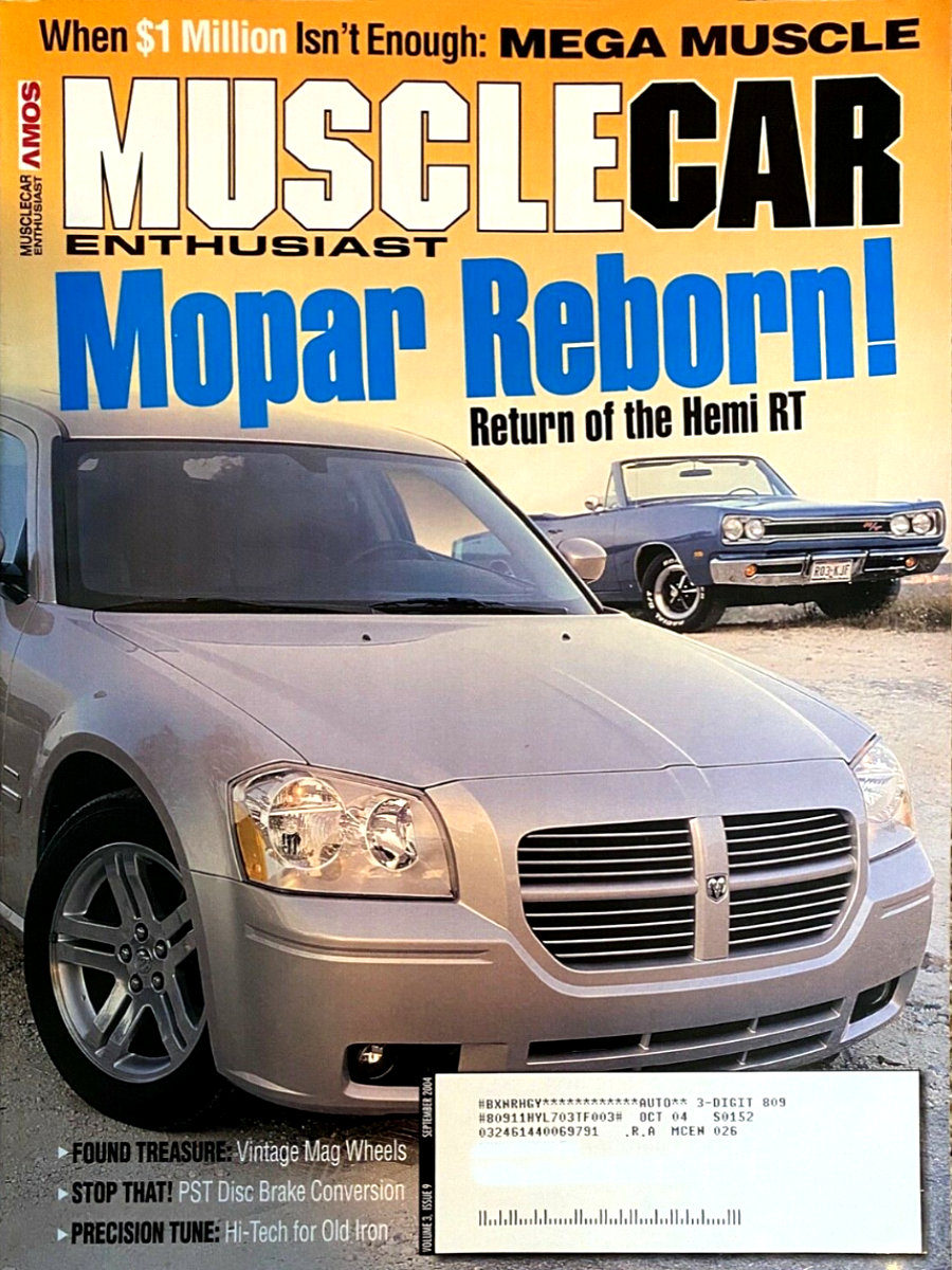 Muscle Car Enthusiast Sept September 2004