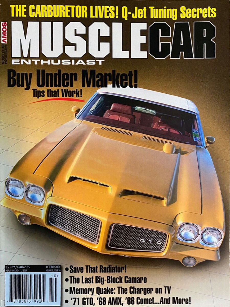 Muscle Car Enthusiast Oct October 2004