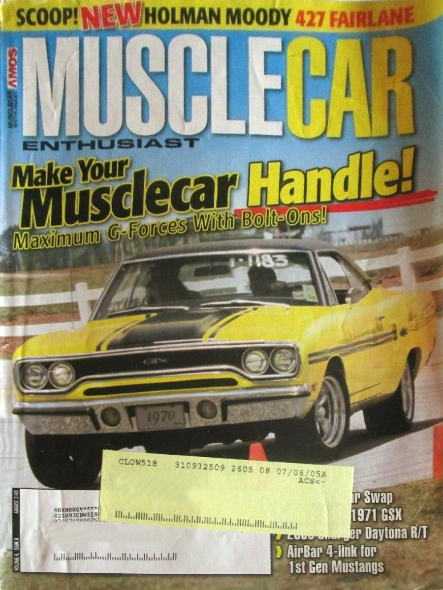 Muscle Car Enthusiast Aug August 2005