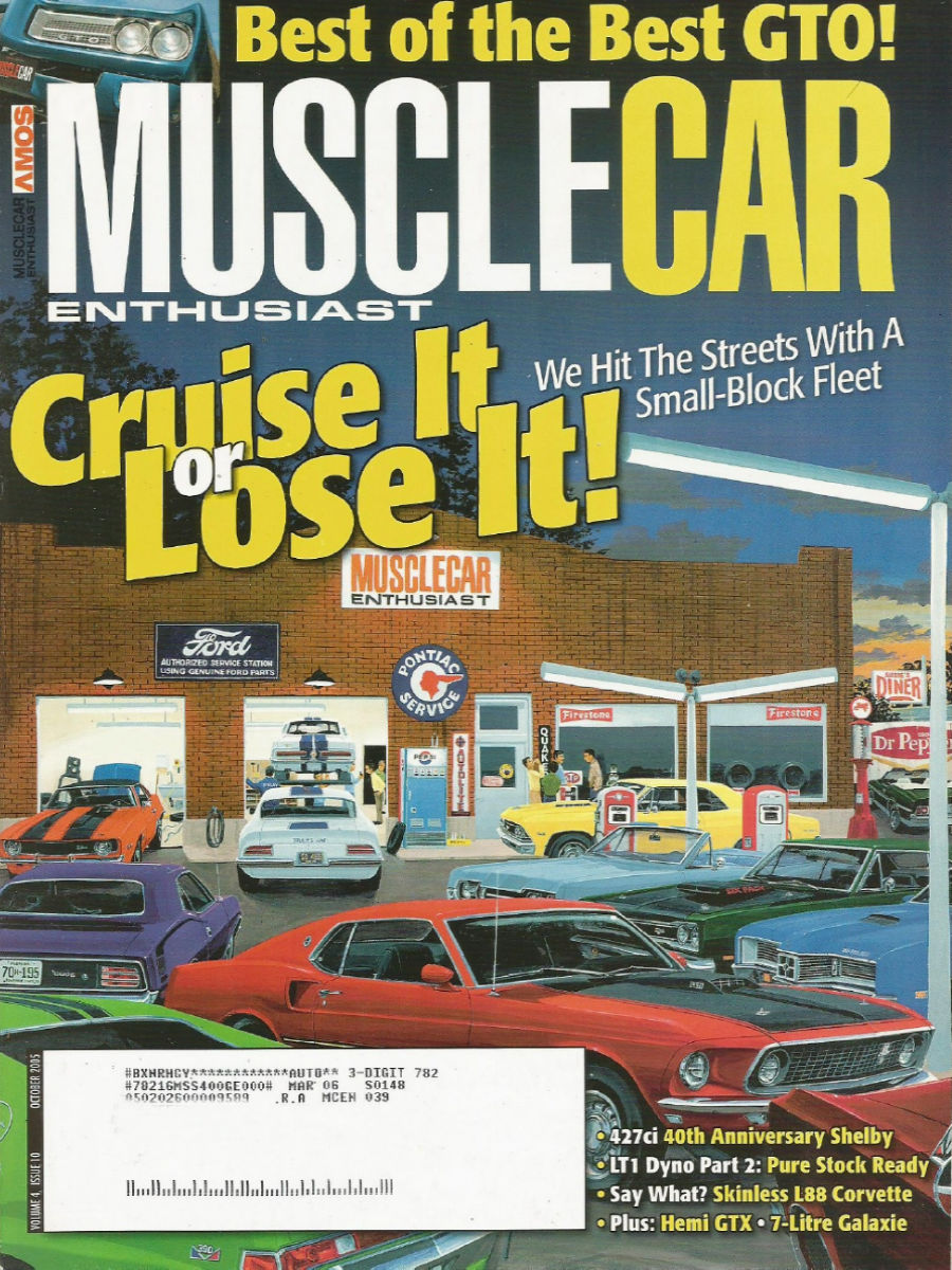 Muscle Car Enthusiast Oct October 2005