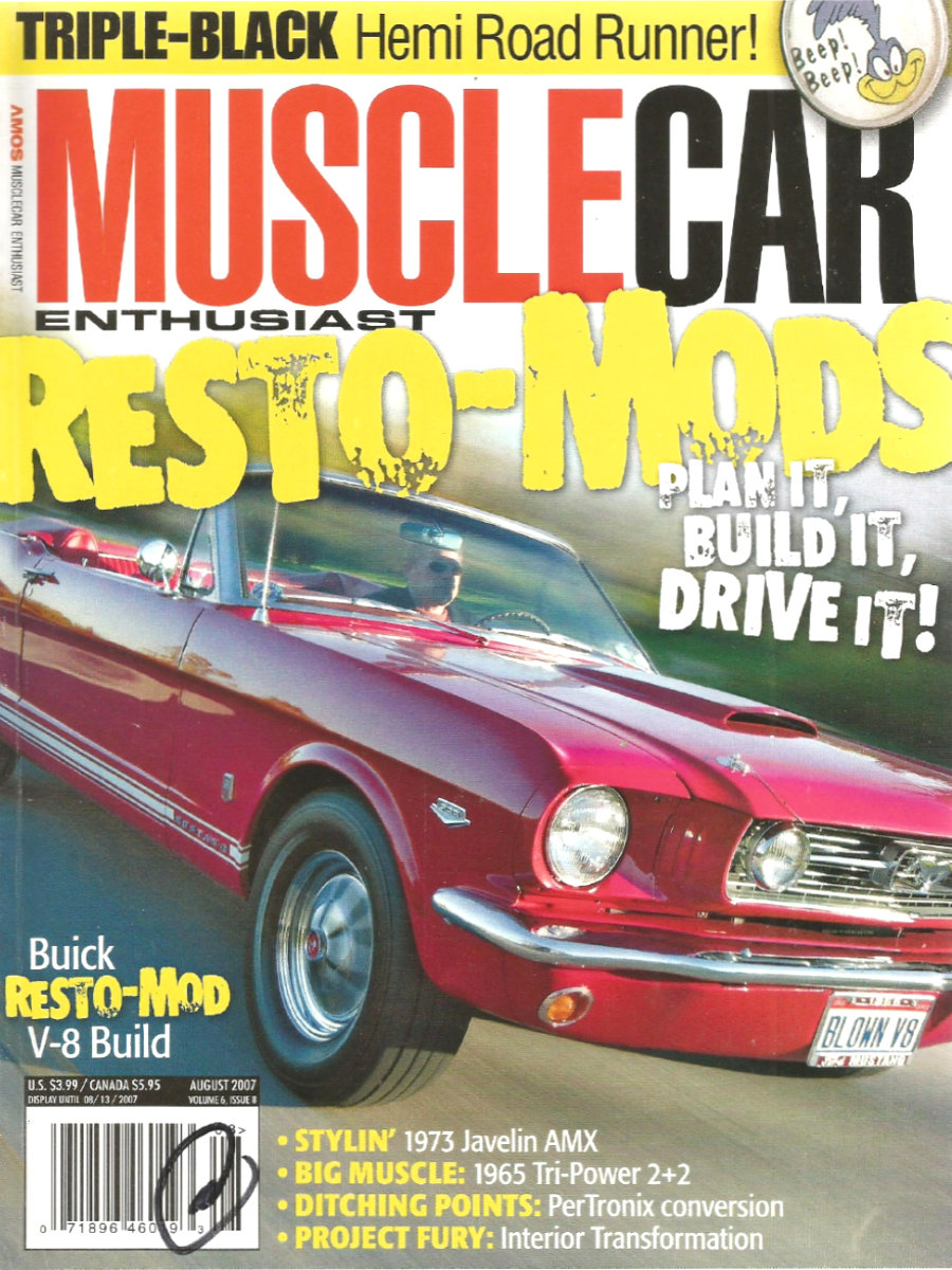 Muscle Car Enthusiast Aug August 2007