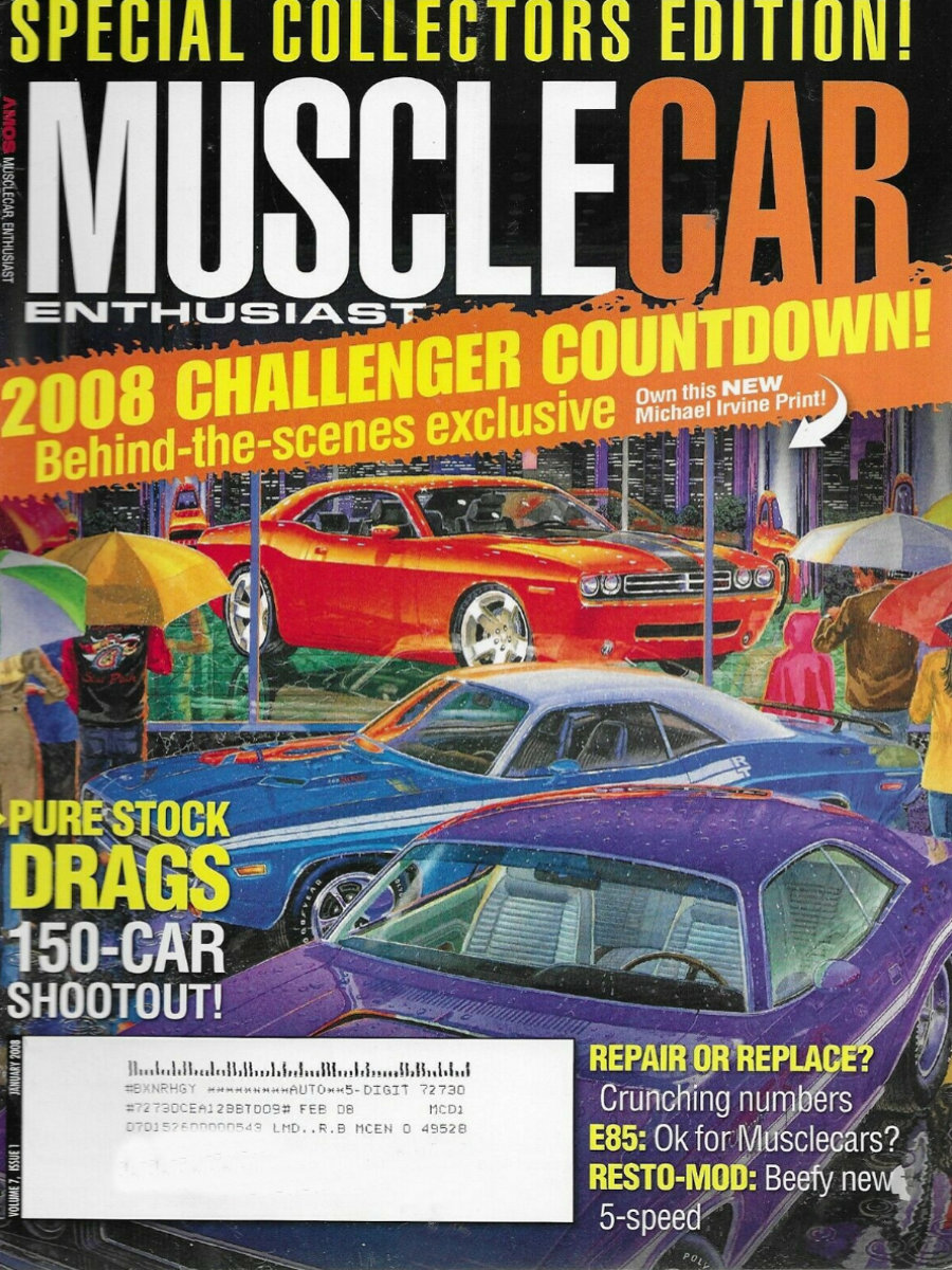 Muscle Car Enthusiast Jan January 2008