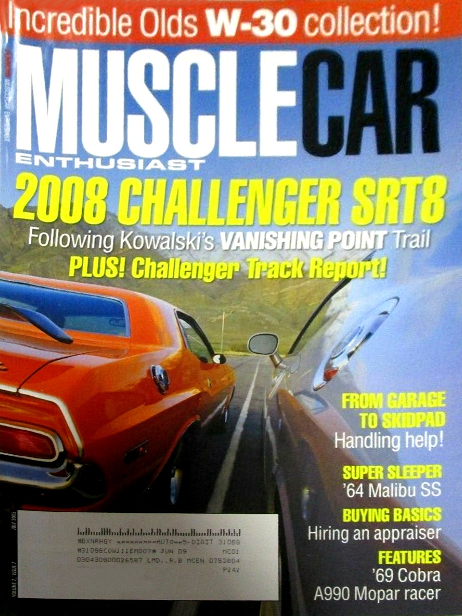 Muscle Car Enthusiast Jul July 2008
