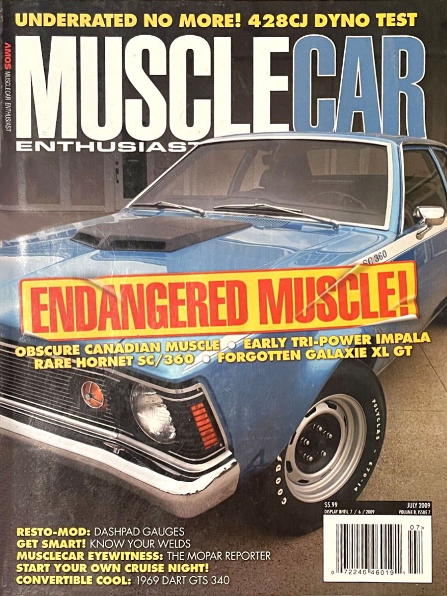 Muscle Car Enthusiast Jul July 2009