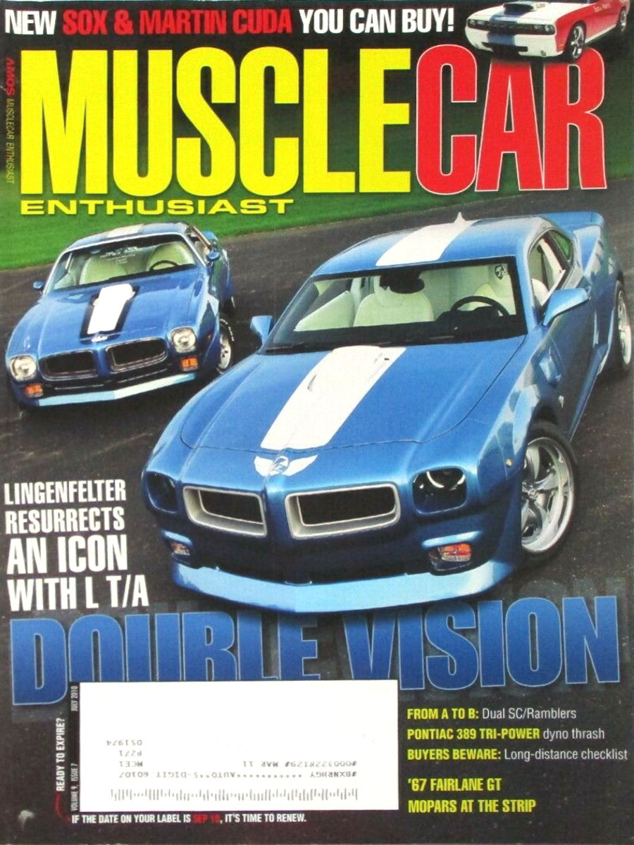 Muscle Car Enthusiast Jul July 2010