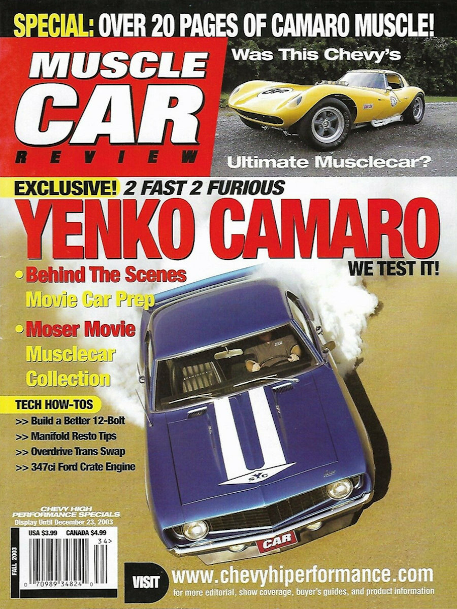 Muscle Car Review Fall 2003