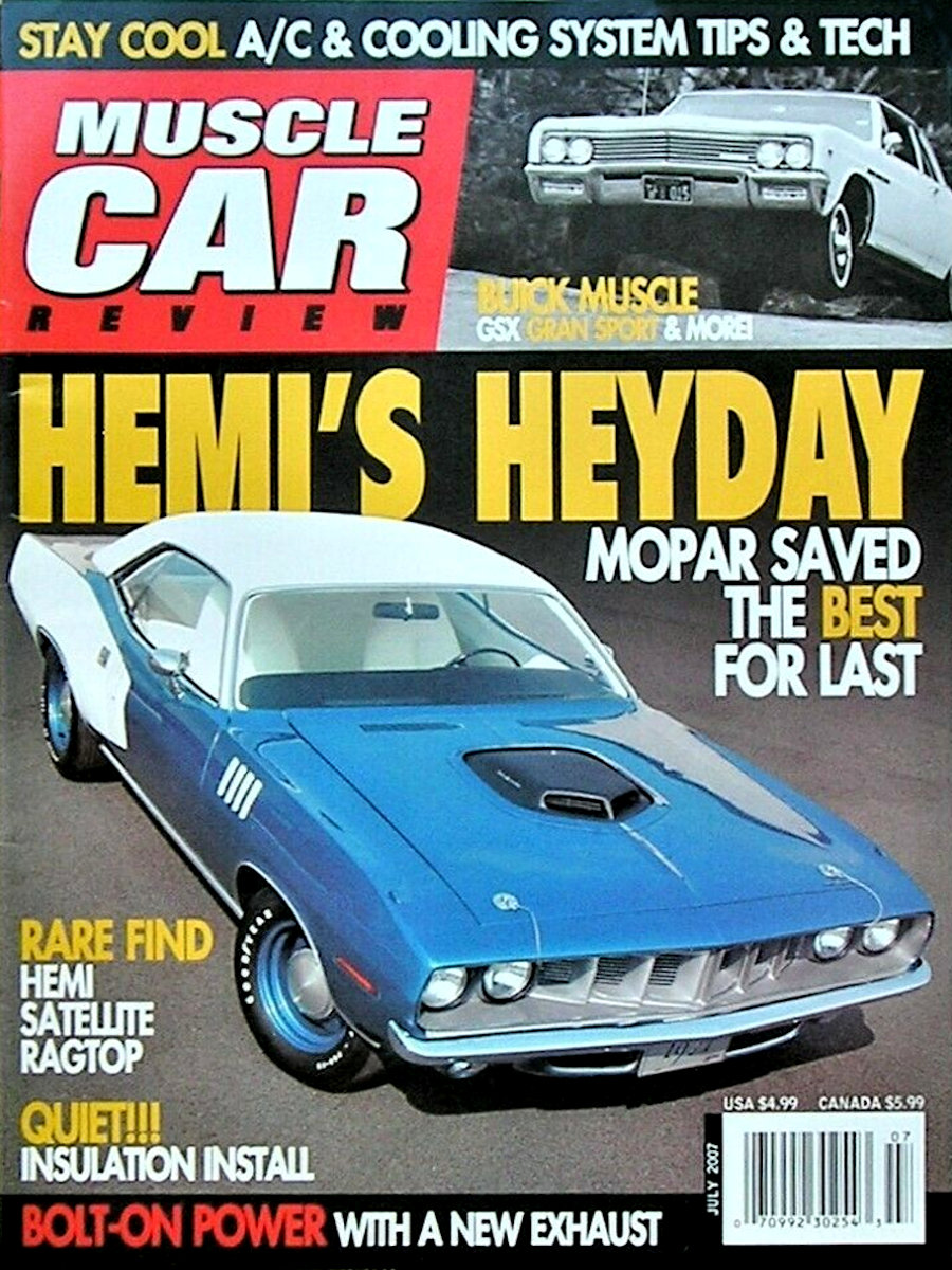 Muscle Car Review Jul July 2007