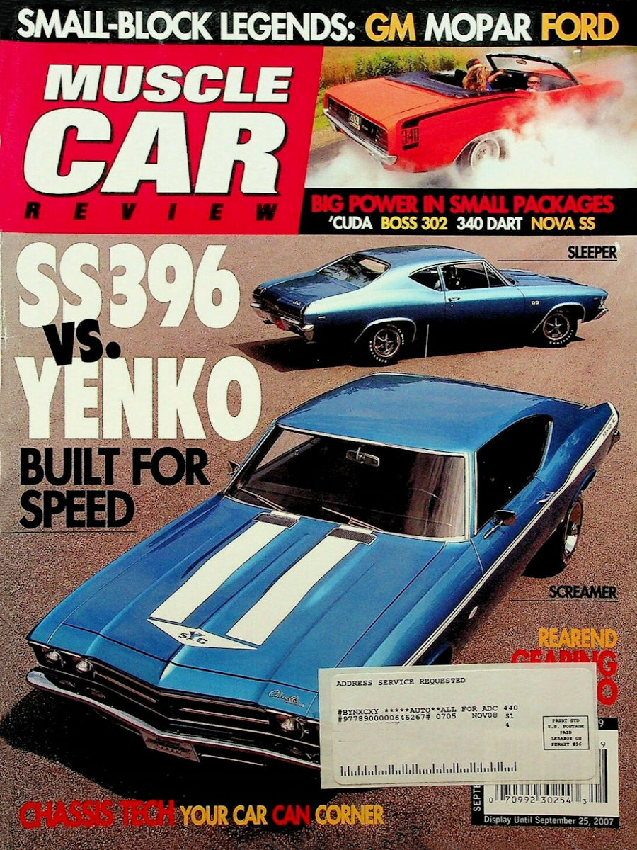 Muscle Car Review Sept September 2007