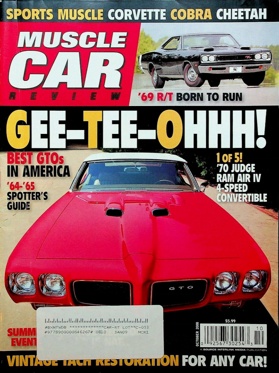 Muscle Car Review Oct October 2008