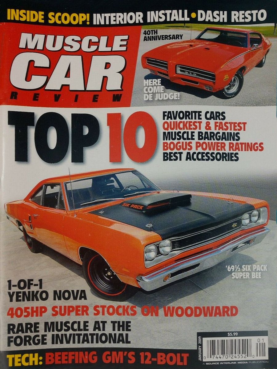 Muscle Car Review Jan January 2009