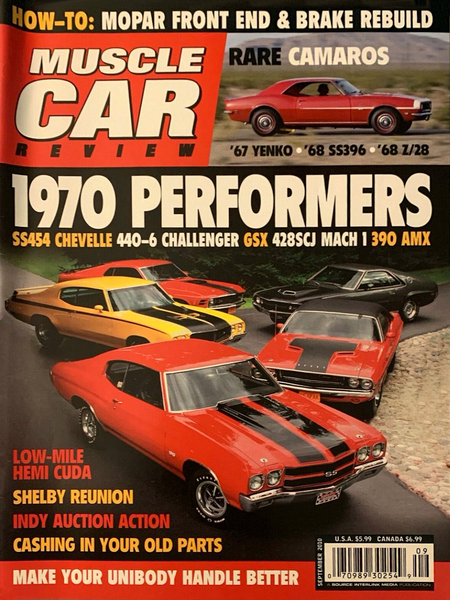 Muscle Car Review Sept September 2010