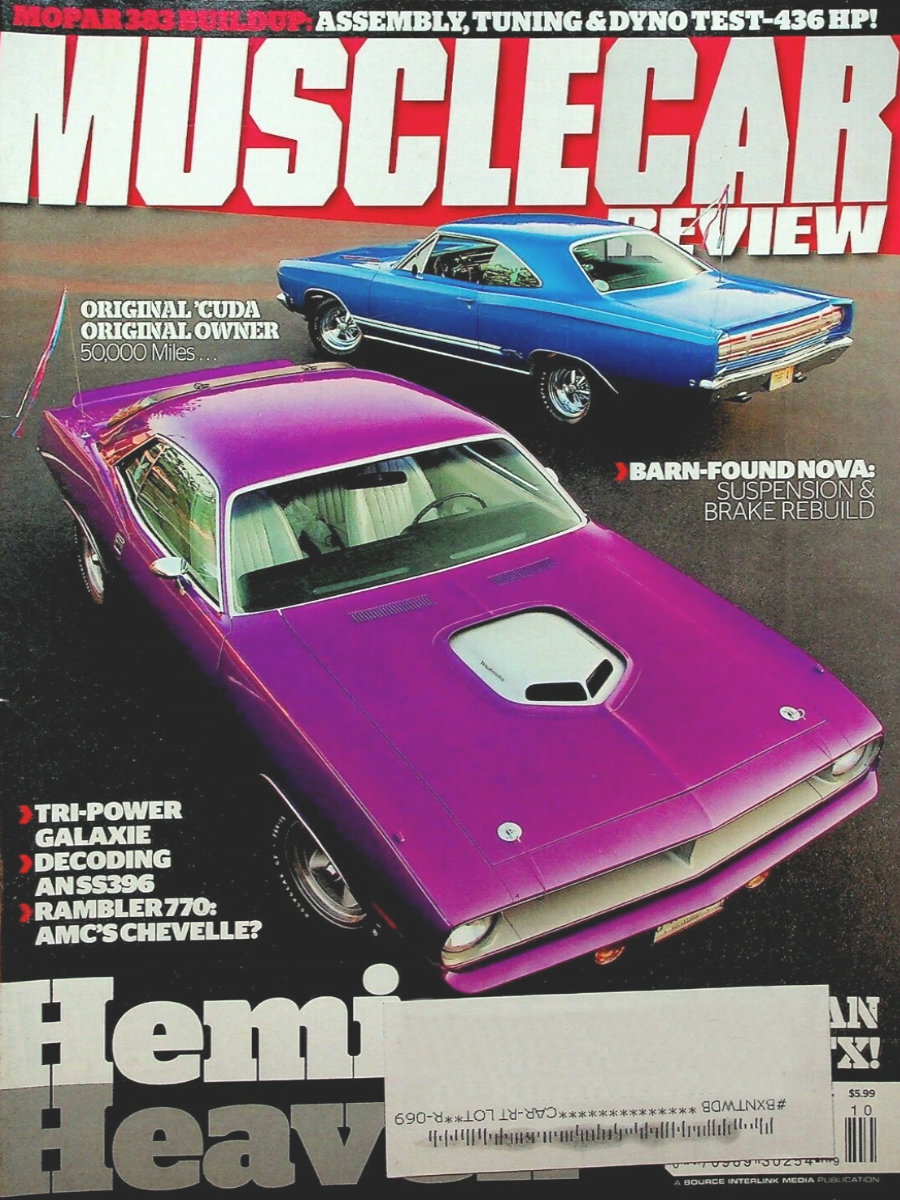 Muscle Car Review Oct October 2012
