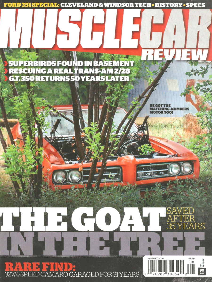Muscle Car Review Aug August 2016