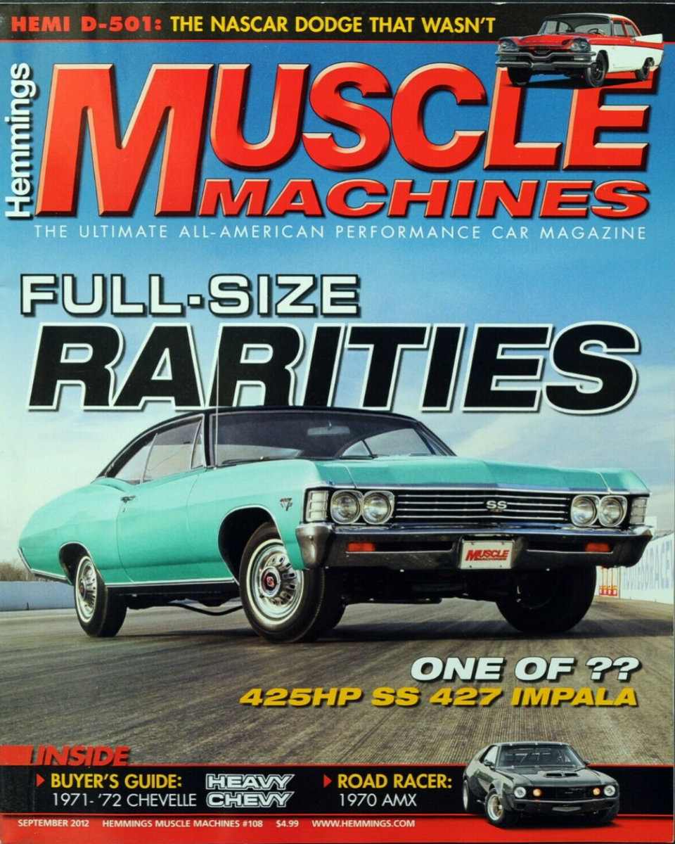 Muscle Machines Sept September 2012