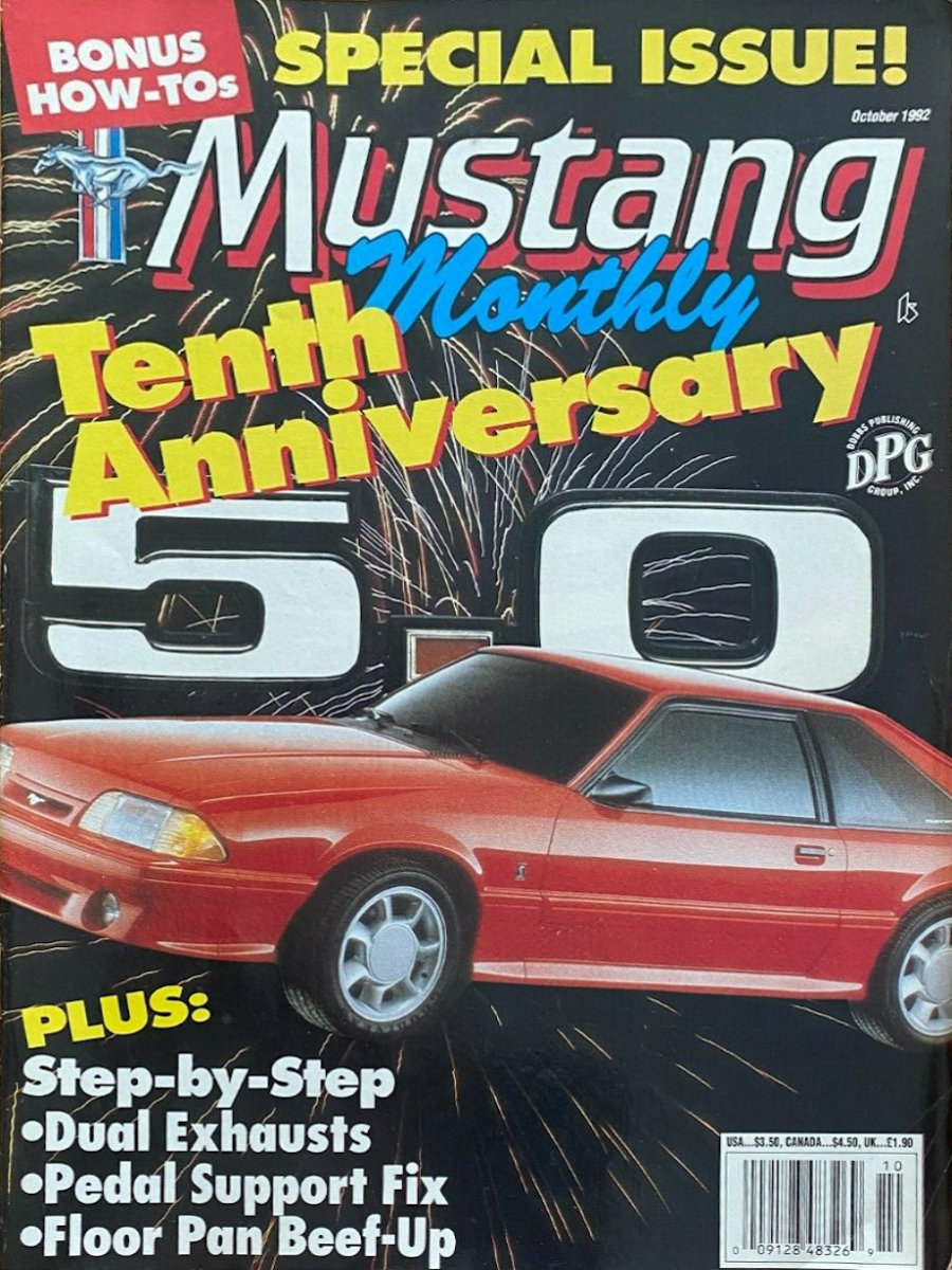 Mustang Monthly Oct October 1992 