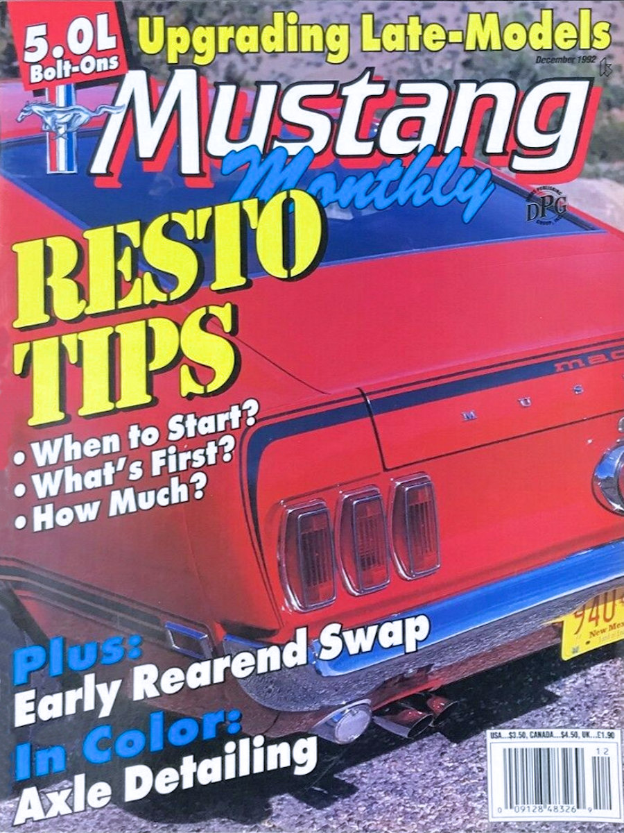Mustang Monthly Dec December 1992 