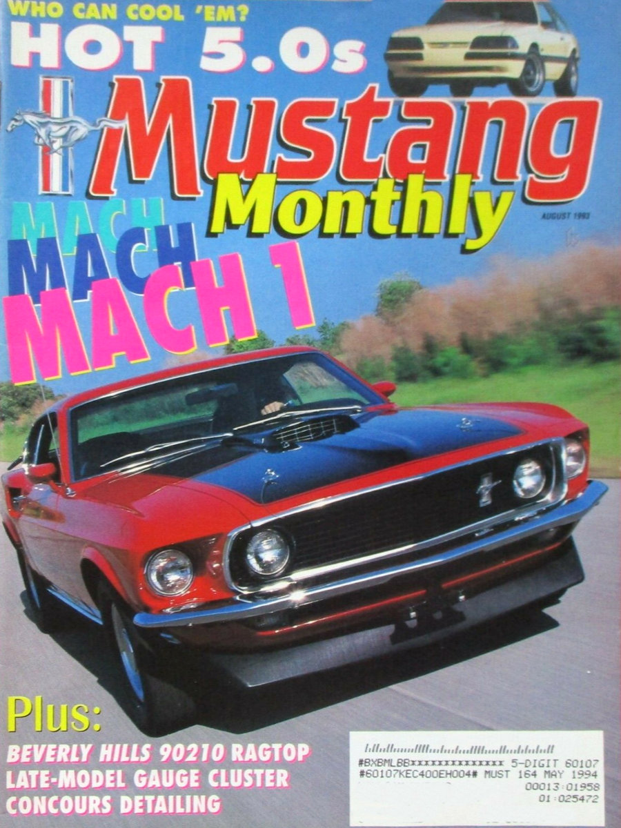 Mustang Monthly Aug August 1993 