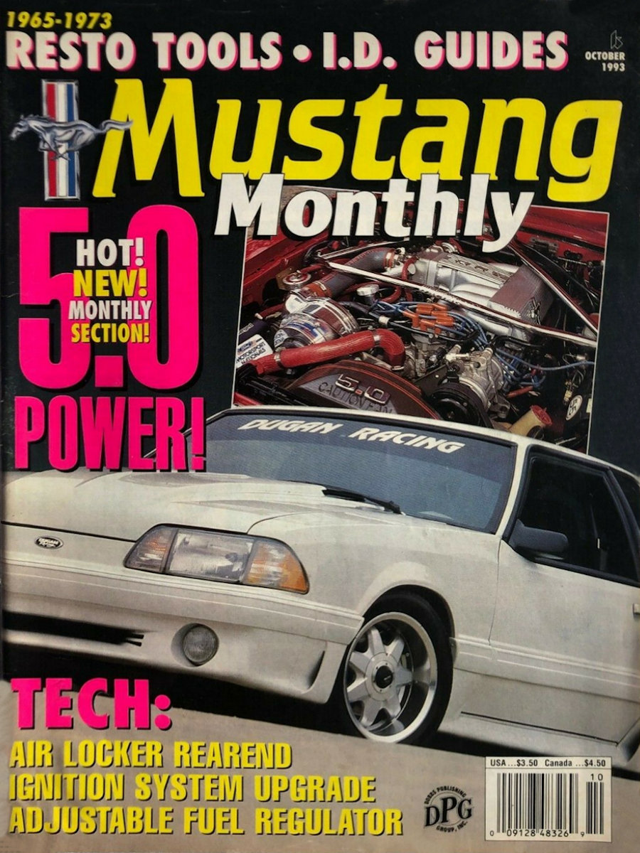 Mustang Monthly Oct October 1993 