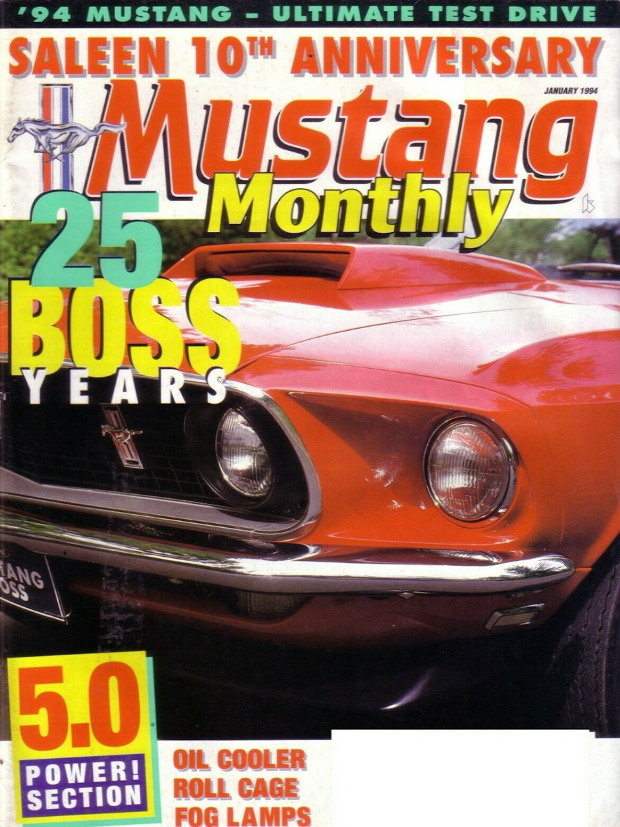 Mustang Monthly Jan January 1994 