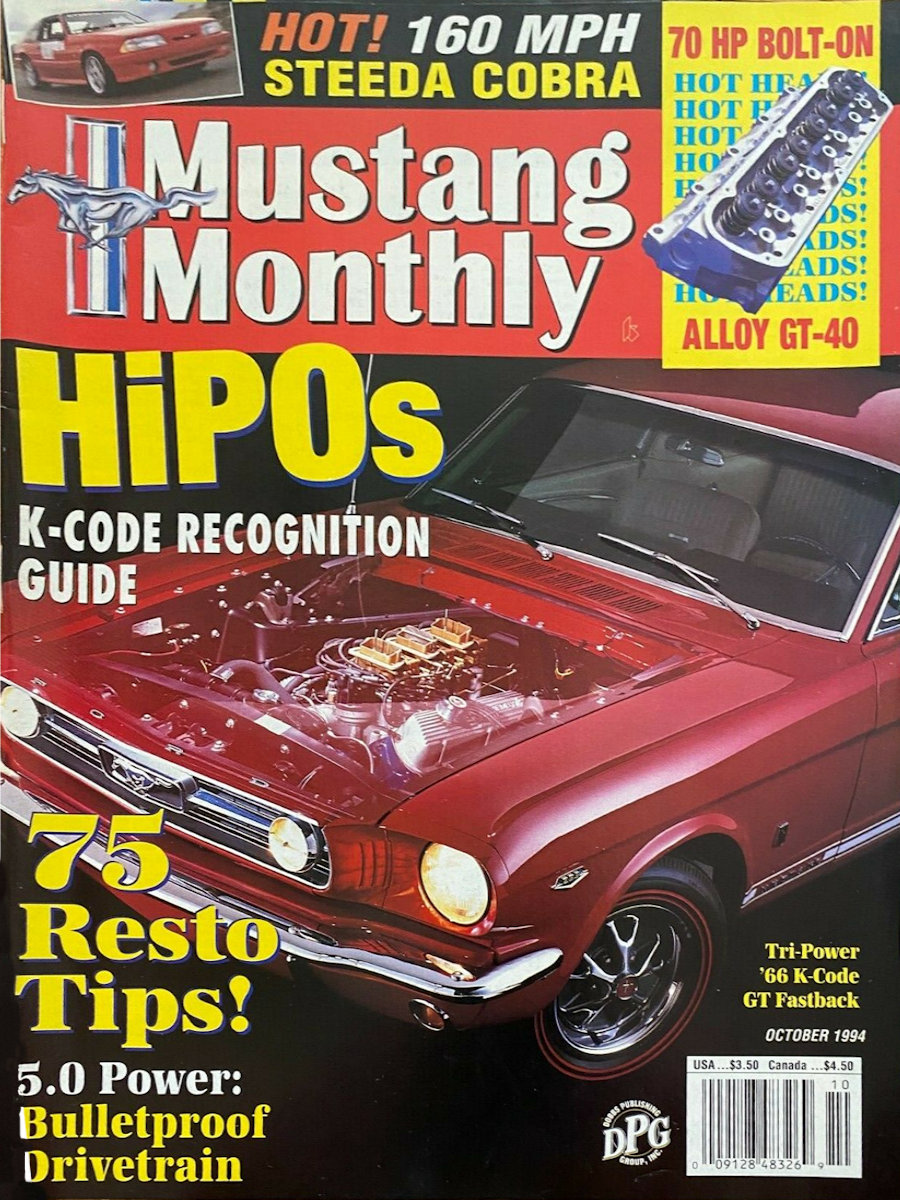 Mustang Monthly Oct October 1994 
