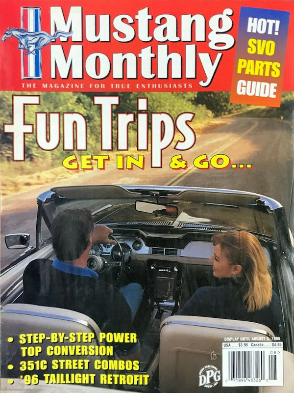 Mustang Monthly Aug August 1996 
