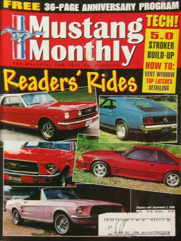 Mustang Monthly Sept September 1996 