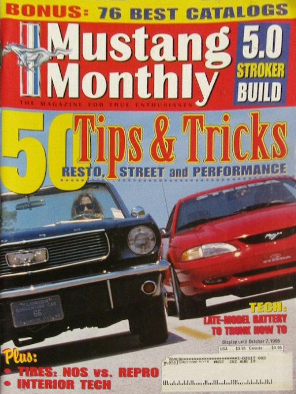 Mustang Monthly Oct October 1996 