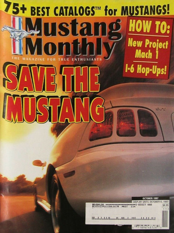 Mustang Monthly Oct October 1997 
