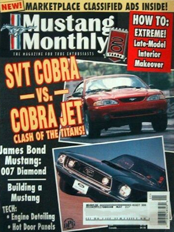 Mustang Monthly Jan January 1998 