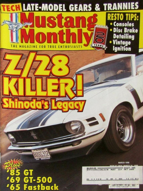 Mustang Monthly Mar March 1998 