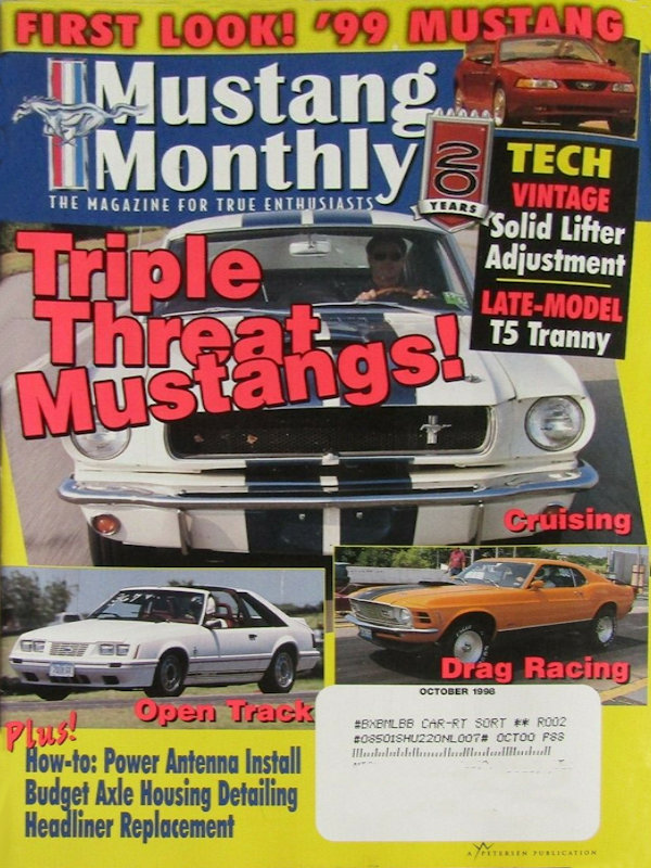 Mustang Monthly Oct October 1998 