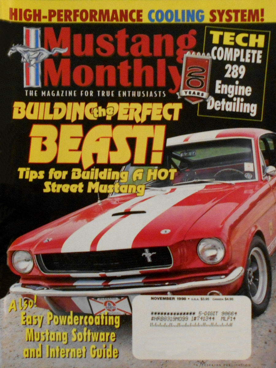 Mustang Monthly Nov November 1998 