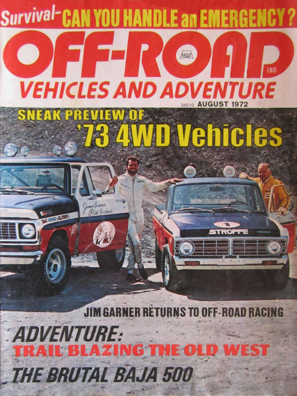 Off-Road Vehicles Adventure Aug August 1972