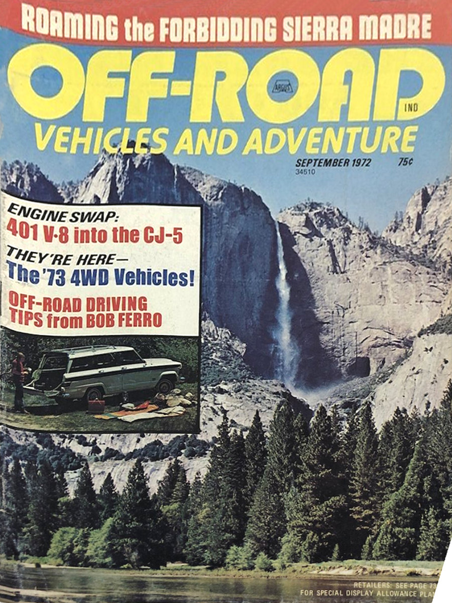 Off-Road Vehicles Adventure Sept September 1972