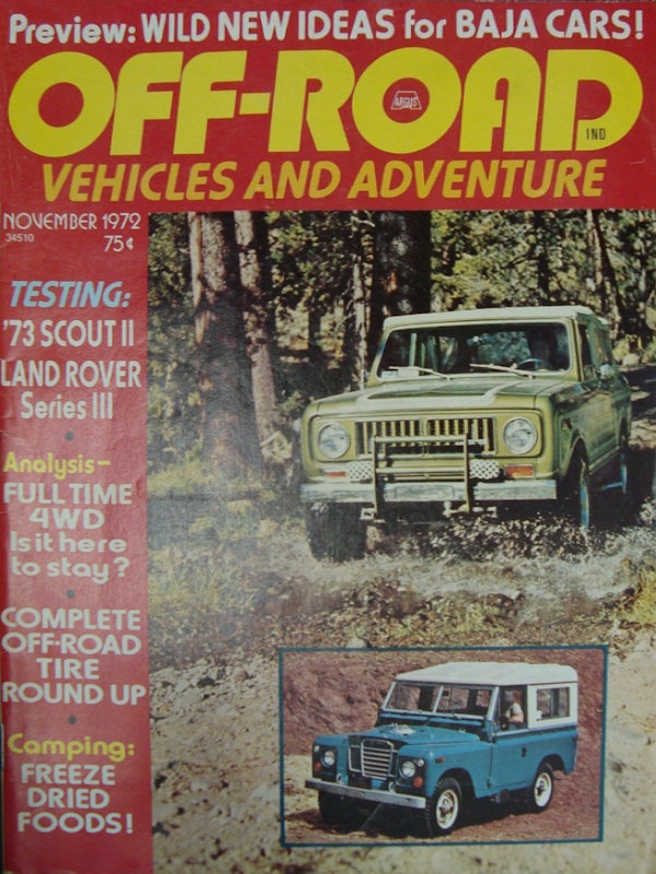 Off-Road Vehicles Adventure Nov November 1972