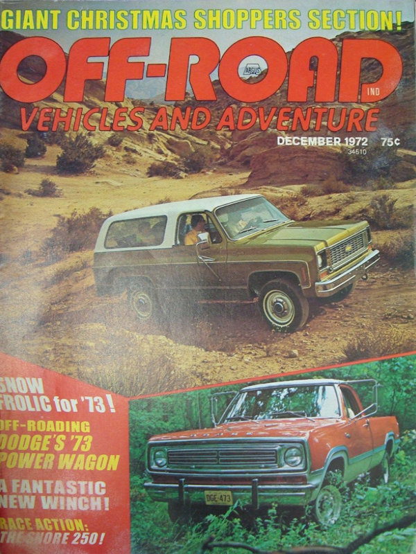 Off-Road Vehicles Adventure Dec December 1972