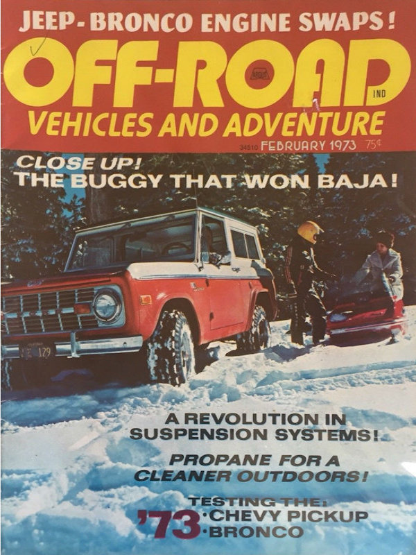 Off-Road Vehicles Adventure Feb February 1973