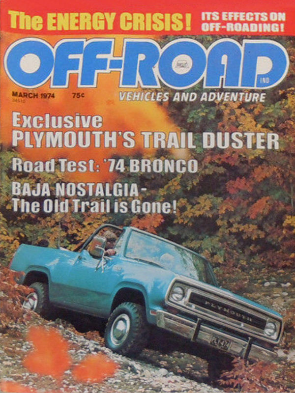 Off-Road Vehicles Adventure Mar March 1974