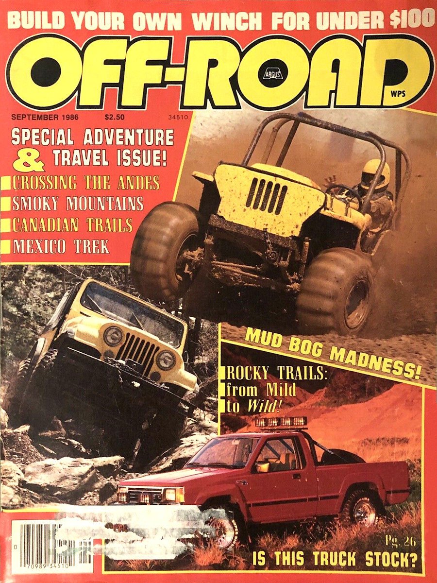Off-Road Sept September 1986
