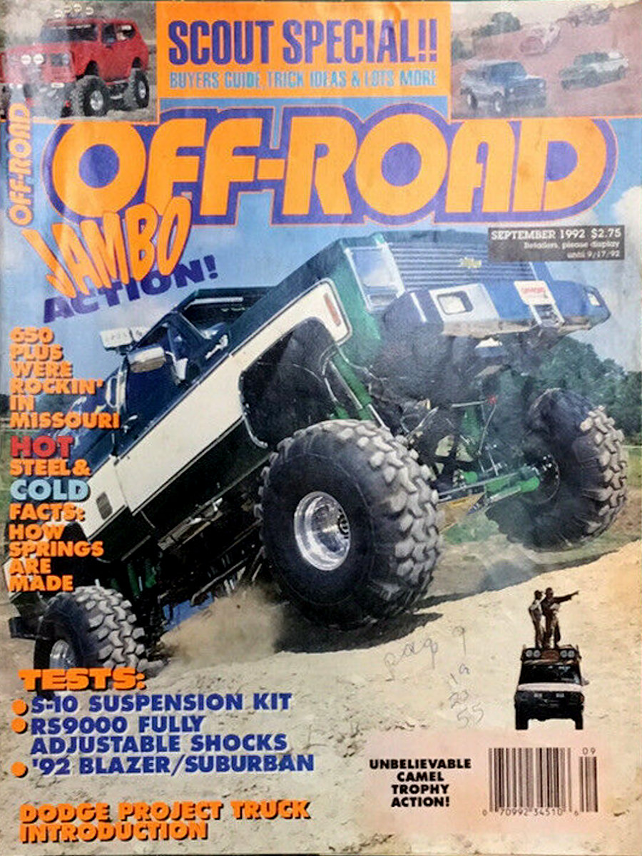 Off-Road Sep Sept September 1992