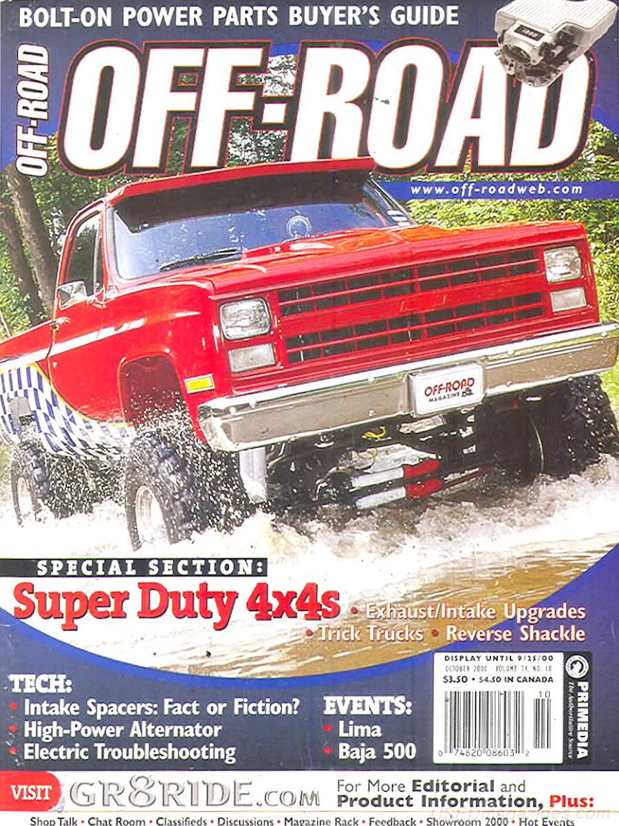 Off-Road Oct October 2000