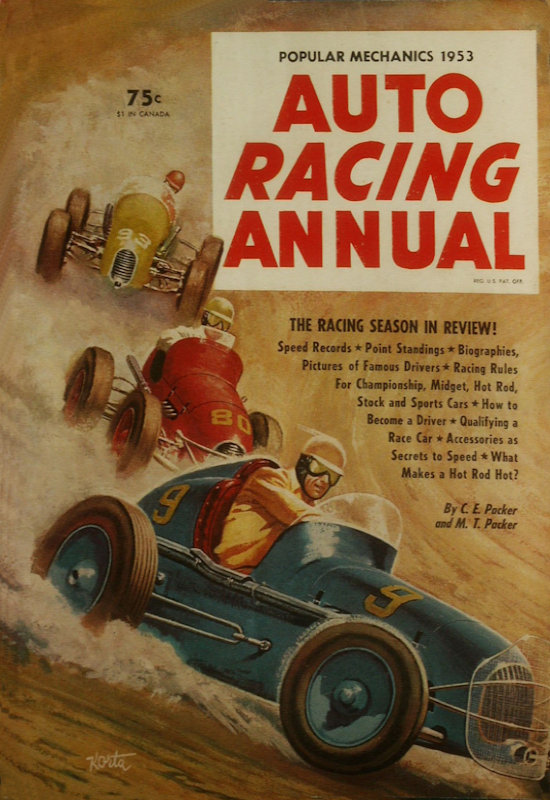 1953 Popular Mechanics Auto Racing Annual