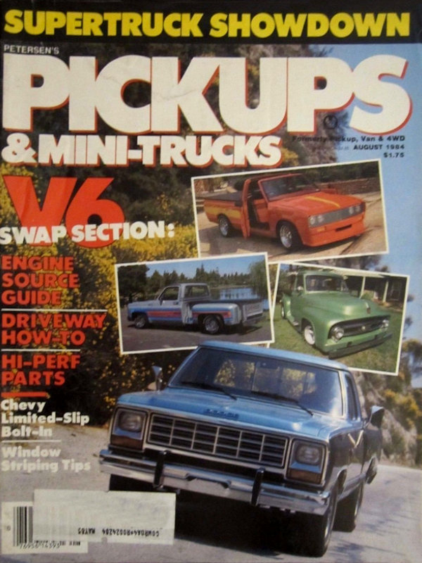 Pickups Mini-Trucks Aug August 1984