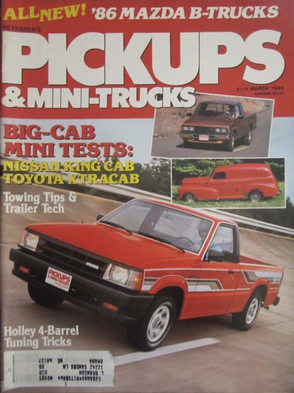 Pickups Mini-Trucks Mar March 1985