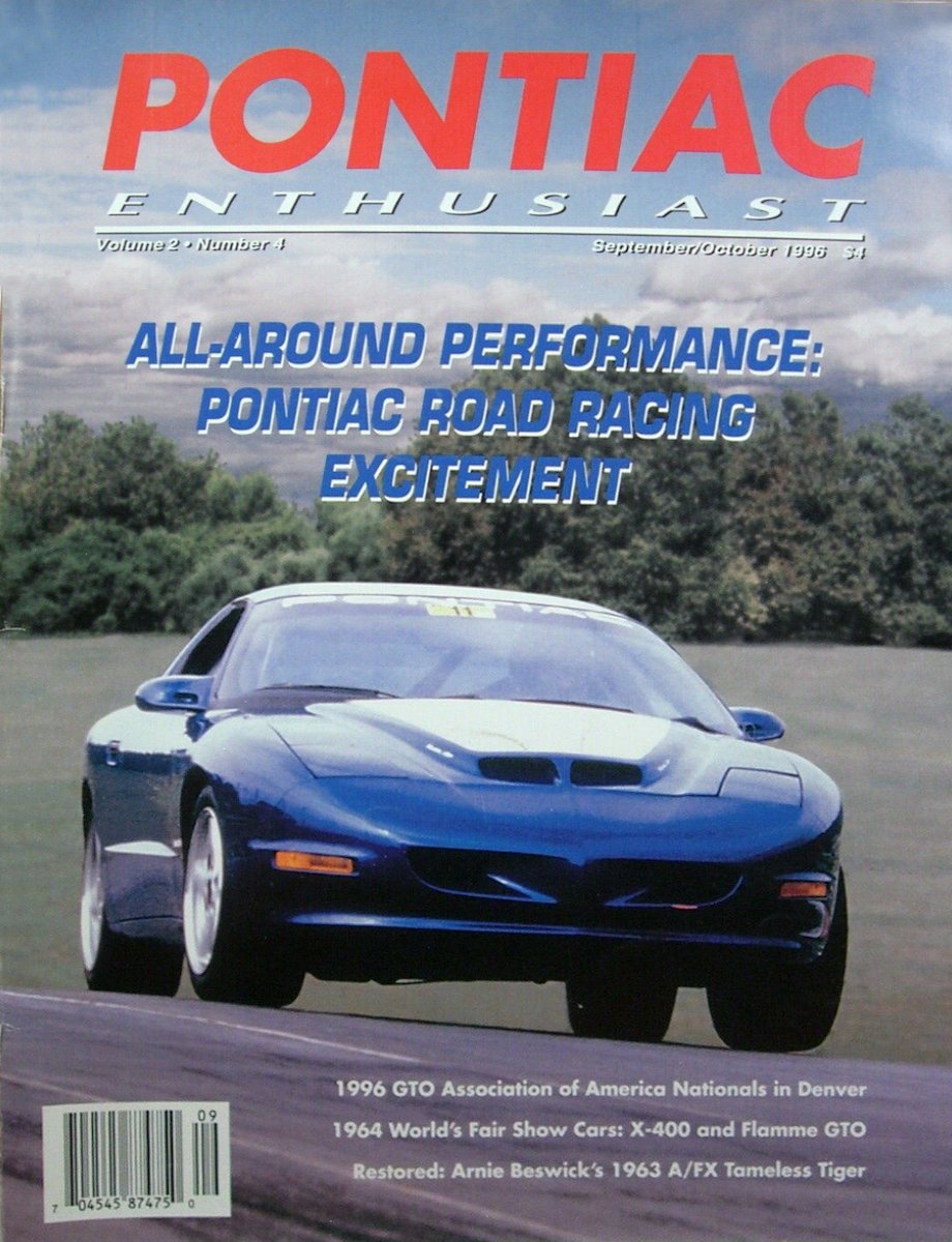 Pontiac Enthusiast Sept September Oct October 1996