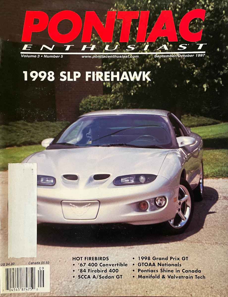 Pontiac Enthusiast Sept September Oct October 1997